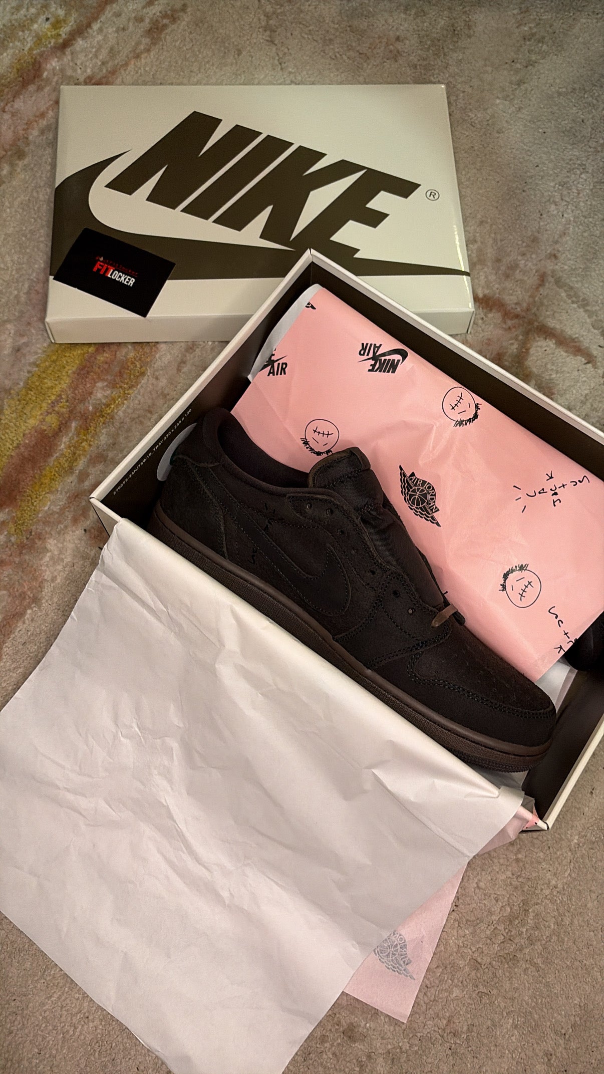 Travis Scott x Air Jordan 1 Retro Low OG SP 'Velvet Brown