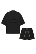 Black Essentials short set
